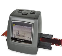 Magnasonic All-in-One High Resolution 22MP Film Scanner, Converts 35mm/126KPK/110/Super 8 Films, Slides, Negatives into Digital Photos, Vibrant 2.4" LCD Screen, Impressive 128MB Built-in Memory