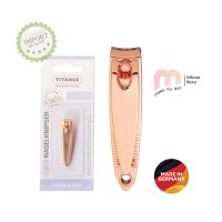 Titania - กรรไกรตัดเล็บขนาดพกพา (Nail clipper) สี Rose Gold