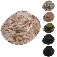 [COD] Camouflage mens round-brimmed hat field outdoor python Benny fisherman army fans