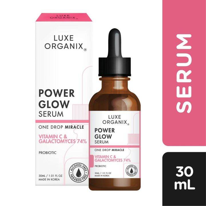POWER GLOW SERUM Luxe Organix Vitamin C and Galactomyces 30 ml Lazada PH