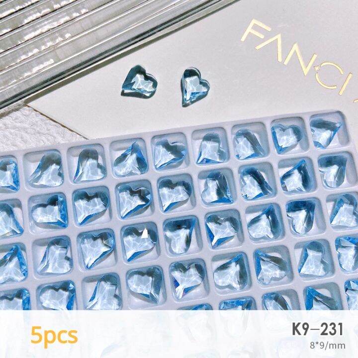 5pcs-k9-crystal-diamond-pointed-bottom-special-shaped-nail-art-decoration-charm-sparking-heart-square-rhinestone-manicure