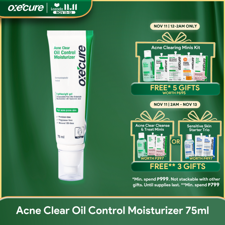 Oxecure Acne Clear Oil Control Moisturizer 75ml Lazada Ph 8359