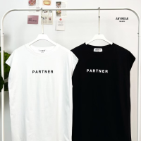 AnyWear - เสื้อ Oversize Sleeveless แขนกุด ลาย partner