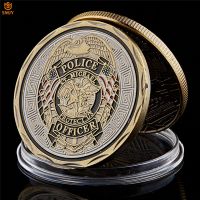 USA law Enforcement Patron Archangel St. Michael Free Eagle Bronze Token Souvenir Coins Value Collectibles And Gift