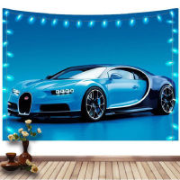 New Style Modified Sport Car Series Printed Household Tapestry Wall Hanging Beach Towel Beach Sitting Tapestry Blanket