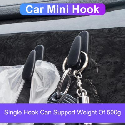 Multi functional 4pcs Heavy Duty Car Panel Adhesive Hooks Stick On Hooks Wall Hangers Car Accessories For Auto Truck