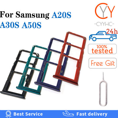 สำหรับ Samsung Galaxy A20S A30S A40S A50S Single / Dual SD Card และซิมการ์ดถาดสำหรับ Galaxy A207 A307 A407 A507ซิมการ์ด Holder Reader SD Adapter เปลี่ยน