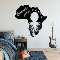 [COD] Your Wall Decal Africa Map Pattern Interior Designs Vinyl Stickers Removable LL2321