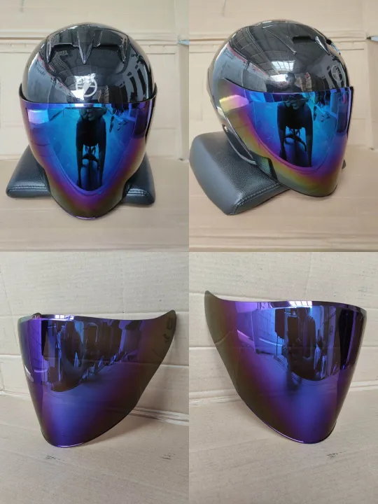 Visor Helm Jitsu Js Iridium Blue Kaca Helm Venom Lazada Indonesia