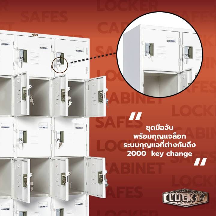 lucky-ตู้ล็อกเกอร์-lockers-3-ประตู-รุ่น-lk-6103-สีทูโทน-lockers-สำนักงาน-โรงแรม-โรงพยาบาล-by-สยามสตีลอินเตอร์เนชั่นแนล