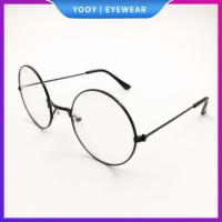 Fashion Cermin Mata Bulat Metal Spectacles Eyeglasses Women Men Vintage Frame Glasses Round Harry Potter