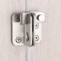 Turn On Left / Right Brief Simple Bolt Anti theft Security Door Thick Stainless Steel Thicken Bolt Locker Lock Hasp