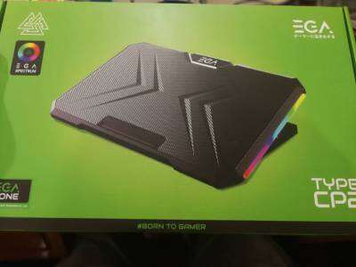 พัดลมโน๊ตบุ๊ค เกมมิ่ง EGA TYPE CP2 RGB Gaming Cooling Pad