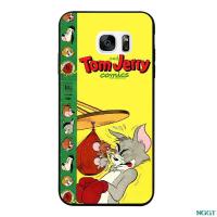 NGGT เคสน่ารักสำหรับ Samsung Galaxy S7 Edge HTOMJ ซิลิคอนนุ่มรูปแบบเคสโทรศัพท์เคส TPU