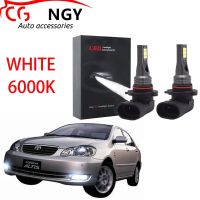 หลอดไฟตัดหมอก 12V 6000K สีขาว สําหรับ Corolla 2005 2006 2 ชิ้น Accessories