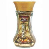 Bon Aroma Gold Selection Instant Coffee บอนอโรม่า โกลด์ ซีเล็คชั่น กาแฟสำเร็จรูป ขวด 100g.