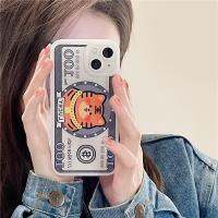 เคสโทรศัพท์มือถือแบบใส ลายตาแมว เสือ แต่งเหรียญ สําหรับ for iphone 13 12Promax 8 XR