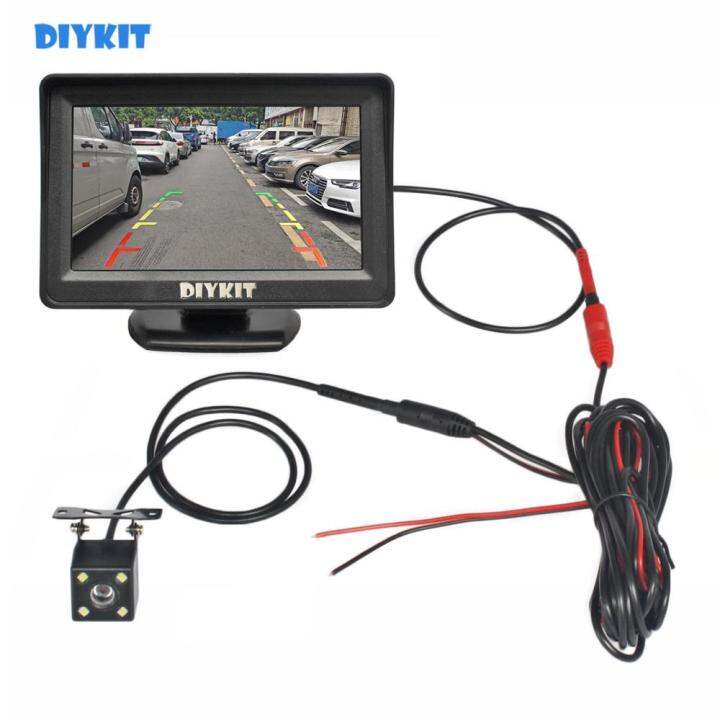 diykit-4-3-inch-car-mirror-monitor-vehicle-rear-view-reverse-backup-car-led-camera-video-parking-system-easy-installation