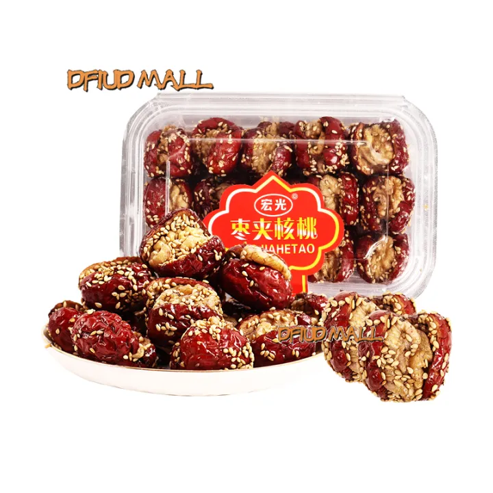 Red Dates with Walnut 228g Boxed Red Dates Sandwiched Walnut Kernel Pregnant Women Eat Snacks