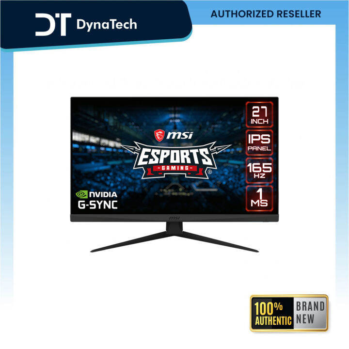 MSI Optix G273 27" IPS 165Hz FHD 1920x1080 1ms GSync Gaming Monitor