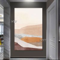 New Arrival Light Color Simple Abstract Painting No Framed Wall Canvas Art Home Decoration Modern Picture Acrylic Artwork