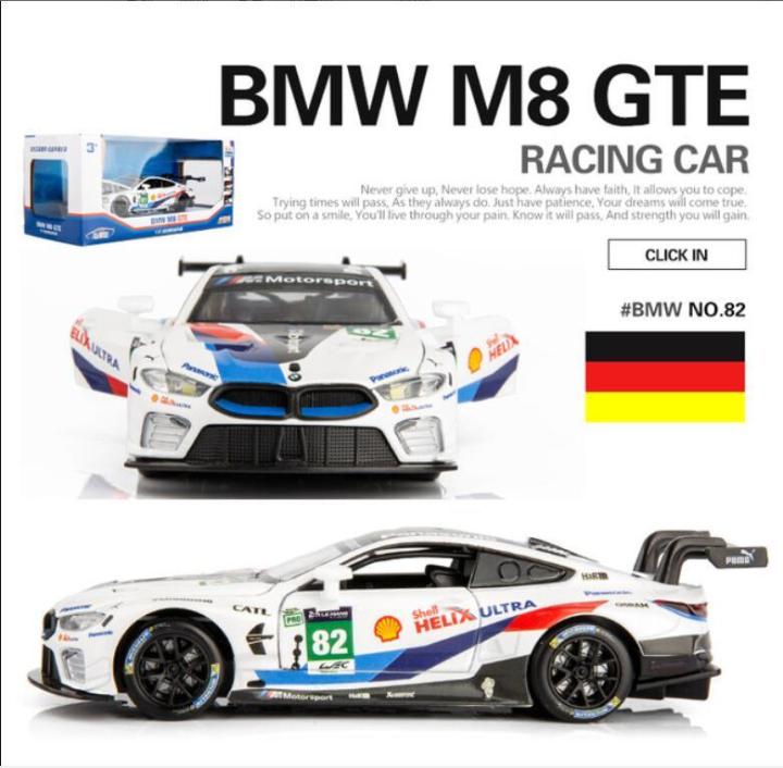 1-32-bmw-m8ล้อแม็กรถยนต์รุ่นเสียงและแสงดึงกลับคอลเลกชัน-d-iecast-ยานพาหนะรถยนต์ของเล่นสำหรับเด็ก