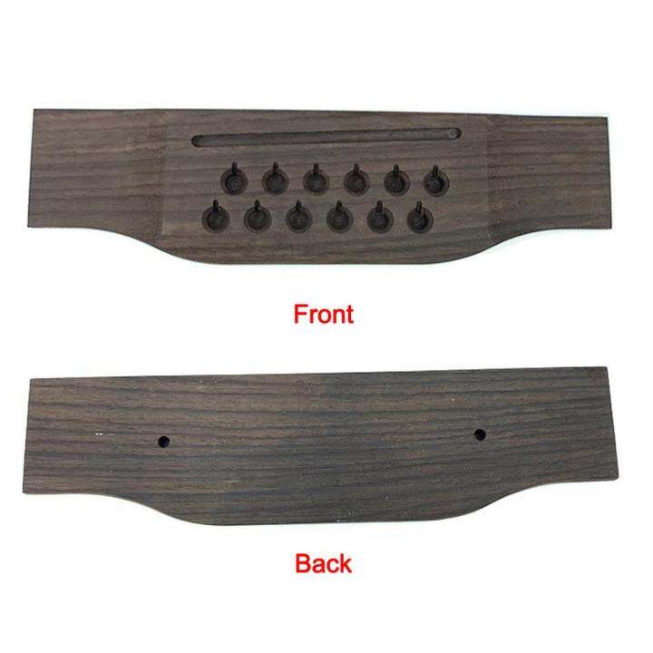 12-string-folk-guitar-bridge-replacement-parts-rosewood-12-hole-guitar-bridge-string-nails-nut-accessories-ponte-guitarra