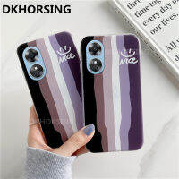 DKHORSING OPPO เคสโทรศัพท์ซิลิโคน TPU A78ปลอกอ่อนใหม่5G A78 Oppo 2023ลายแถบน่ารักฝาหลังเคสกันกระแทกมือถือ