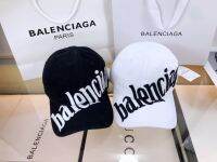 BALENCIAGAAˉNew ใหม่ตัวอักษรขนาดใหญ่ปักหมวกเบสบอลผ้าฝ้ายล้างสำหรับผู้ชายและผู้หญิง