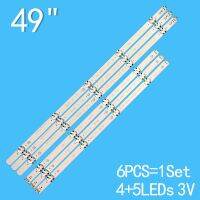 แถบไฟแบคไลท์ LED สำหรับ49UJ65_A B_27LED 49UJ630 49LJ614V 49UJ634V 49UJ701V 49UJ670 49LH61 49LJ61 17Y