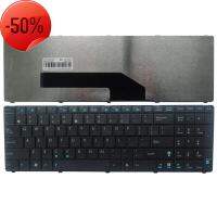 K61 K50คีย์บอร์ดสำหรับ ASUS สหรัฐแบบใหม่ X5DI K70 X5IC X5DC X66IC K50IN สีดำอังกฤษ
