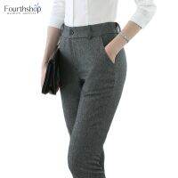 Office Work Formal Pants Women Business Lady Uniforms Autumn Winter Straight Trousers Female Elegant Workwear Clothes XXL 2021