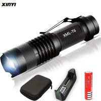 8000LM Mini Led flashlight Super Bright torch Q5/T6/L2 linterna led lanterna Zoomable fishing Camping Bicycle Light 14500/18650 Rechargeable  Flashlig