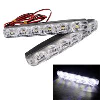 Goouting 6 LEDs DC 12 V DRL ไฟเดย์ไลท์ไฟเดย์ไลท์อัตโนมัติ LED Daylight Universal