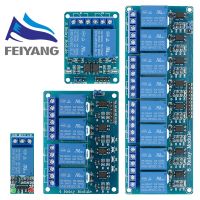 โมดูลรีเลย์5V 1 2 4 8ช่องสัญญาณพร้อมออปโต้คัปเปลอร์รีเลย์โมดูล1 2 4 8ทางสำหรับ Arduino