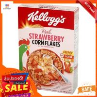 เคลล็อกส์ สตรอเบอร์รี่ คอร์นเฟลกส์180 ก.KELLOGGS STRAWBERRY CORNFLAKES 180 G.