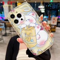 เคสโทรศัพท์สำหรับ OPPO Realme 7i C17 C21 C21Y C25Y C30 C55 C33 C51 Narzo 50A Prime Narzo 50i Prime 10 Realme สบู่น่ารักแฟชั่นเคสโทรศัพท์อัดลมน้ำสีขาวจิ้งจอกนิ่ม C31ป้องกันการตก