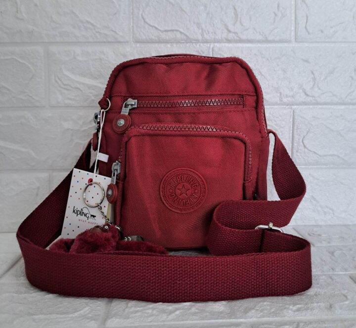 Kipling nylon unisex messenger sling bag Lazada PH