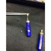 1Pc Natural Royal Blue Lapis Lazuli / Top High Quality Aghani Lapis / Available With Silver 18Inch Long Chain.