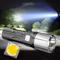 Quality Multi-Functional Outdoor Household Portable Strong Lights USB Rechargeable Light LED Flashlight Searchlight Rechargeable  Flashlights