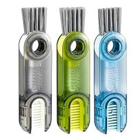 3-in-1 Multifunctional Space Cleaning Brush, Multi-Functional Crevice Cleaning Brush, Tiny Bottle Cup Lid Detail Brush