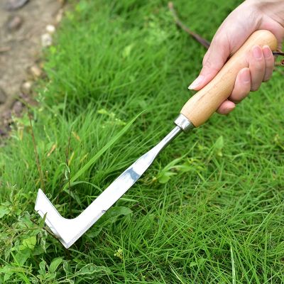 Plants Weed Cutter Metal Mowing Sickle Knife L Shaped Plastic Handle Weed Remover Weeding Sickle Garden Weeder Yard Lawn Tools