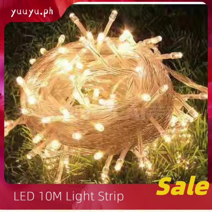 100LED Beads RGB/ Warm White Christmas Lights 10M Lazada PH