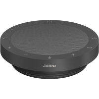 สปีกเกอร์บลูทูธไร้สาย Jabra Speak2 55พร้อมไมโครโฟนตัดเสียงรบกวน4ตัวลำโพง50มม. เต็มช่วงเสียงแถบกว้างกะทัดรัดและพกพาได้ผ่านการรับรองสำหรับ Zoom และ Google Meet