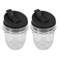 Juicer Accessories Cup Lid for Ninja Juicer for Nutri Ninja 12Oz CUP 12 Ounce Blender Jar 2 Pack of 12 Oz for Nutri Ninja Cups with Seal Lid