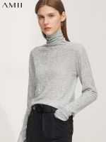 ❁ Minimalism Sweaters Turtleneck Knitted Womens Pullover Female 12120353