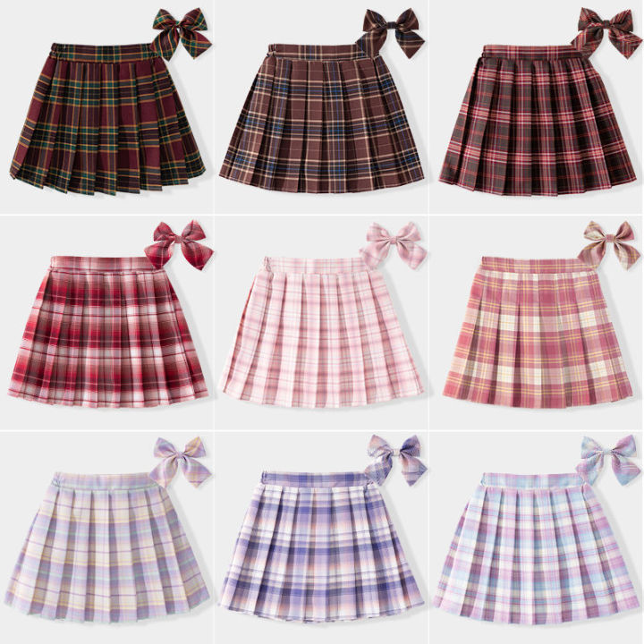 Girl Pleated Skirt Japanese Style JK Kids Skirts Baby Summer Clothes ...