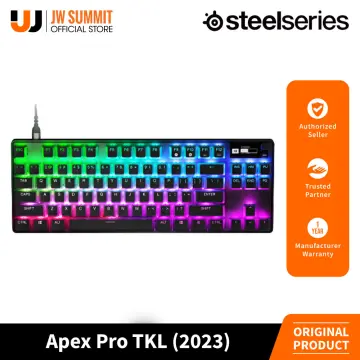 SteelSeries Apex Pro TKL Wireless HyperMagnetic Gaming Keyboard — World's  Fastest Keyboard — Esports Tenkeyless — OLED Screen — Adjustable Actuation  —