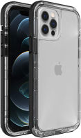 LifeProof NEXT SERIES Case for iPhone 12 &amp; iPhone 12 Pro - BLACK CRYSTAL (CLEAR/BLACK) BLACK CRYSTAL Case