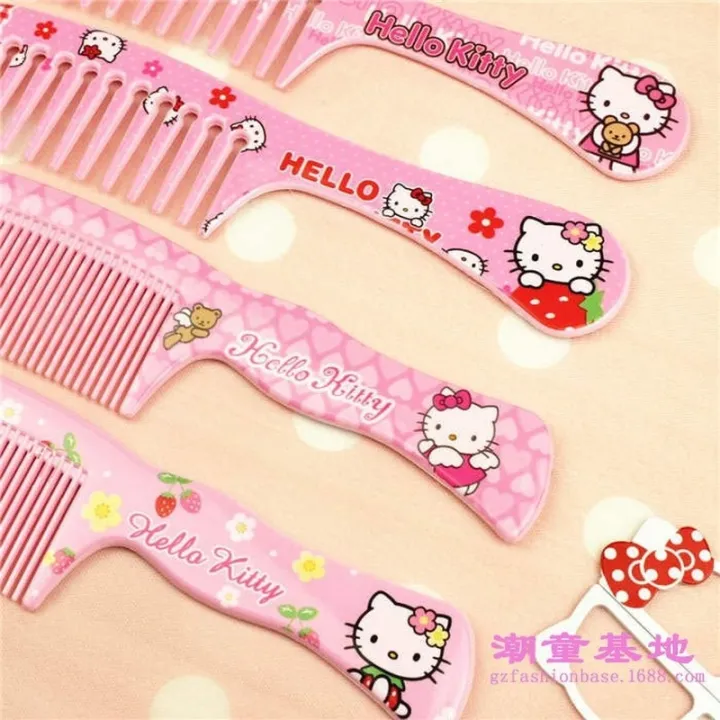 【K&T】Cartoon hello cute comb makeup suklay portable suklay cartoon ...